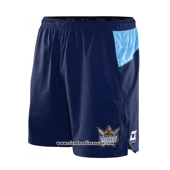 Pantalones Cortos Gold Coast Titans Rugby 2021 Azul